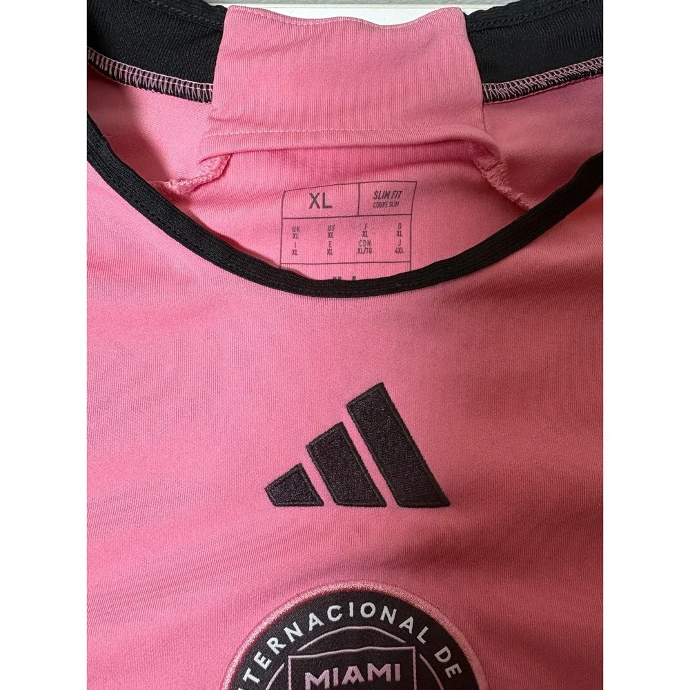 Adidas Lionel Messi Inter Miami CF Jersey Pink JE9741 Men's Size XL